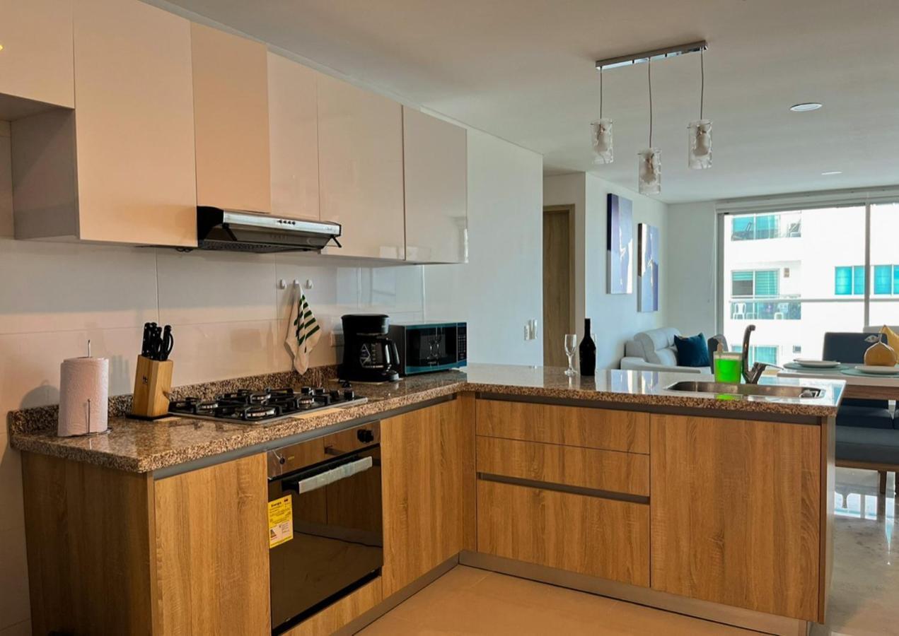 Exclusivo Apartamento Frente Al Mar En Cartagena Buitenkant foto
